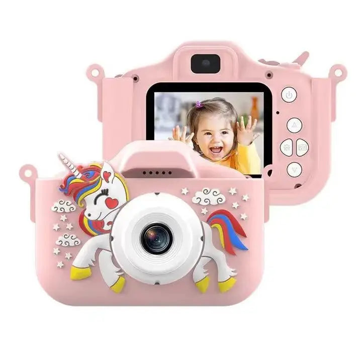 Yuniq Travel Camera for Kids Dual-Lens Selfie 1080P 2.0" IPS 48MP CMOS Sensor MicroSD