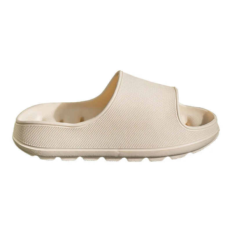 Summer Women'S Cloud-Soft EVA Thick Bottom Hollow Slippers Bath Waterproof Non-Slip Quick