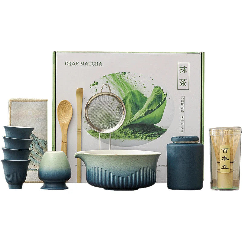 Ceramic Matcha Whisk Set Lightweight Matcha Tool Kit