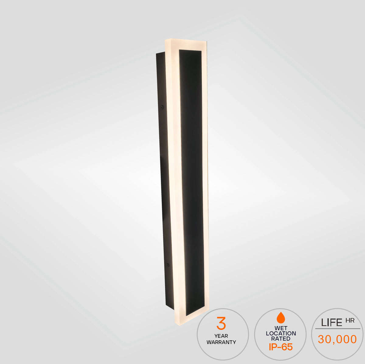 LED Outdoor Wall Light Long Strip IP65 Waterproof Lighting for Garden Villa Balcony