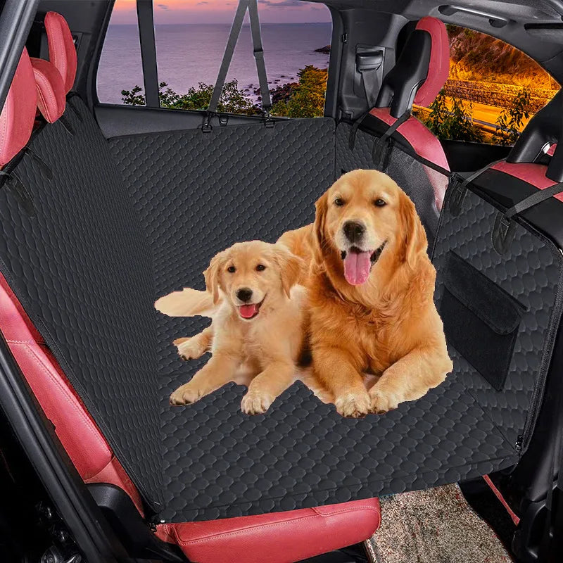 Luxury Oxford Dog & Cat Car Seat Cover 132x160cm Solid Pattern Square Shape