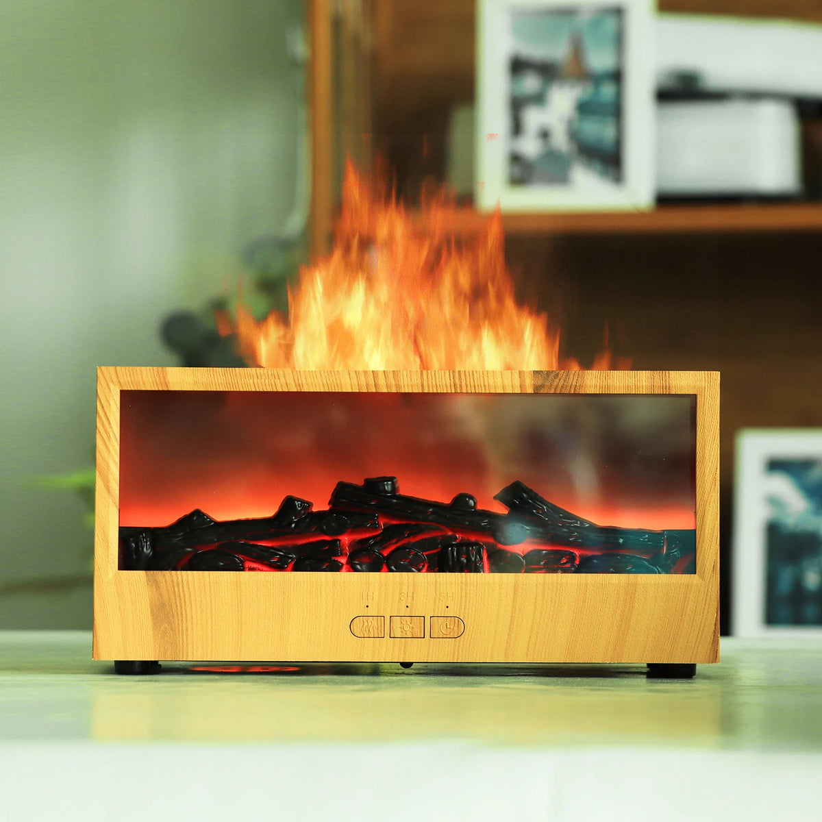 Portable Fireplace Diffuser Aroma Diffuser Essential Oil Diffuser USB Flame Air