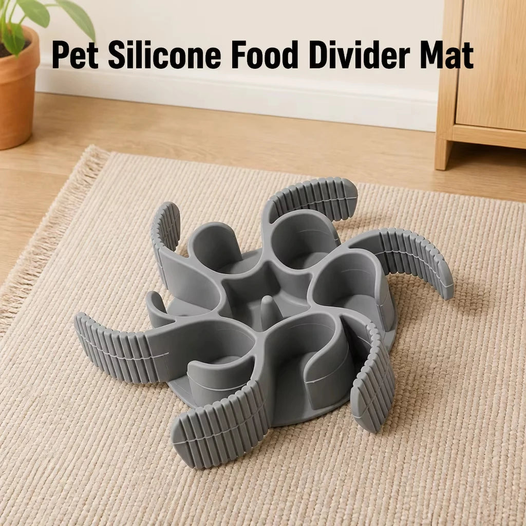 Silicone Dog Lick Mat and Slow Feeder with Suction Cup, Non-Slip Base