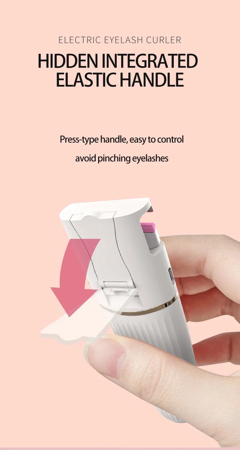 Professional Heated with Silicone Refill Pad Curling Tool for Women Long Lasting