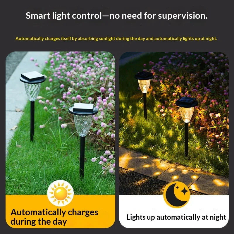 New Solar-Powered Lawn Light Outdoor Courtyard Garden Landscape Decoration Light