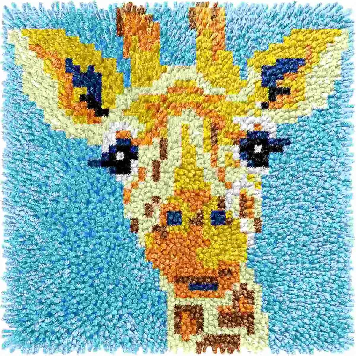 30cm DIY Latch Hook Kits for Adults Beginner Kids Cute Animal Flower Making Kit DIY
