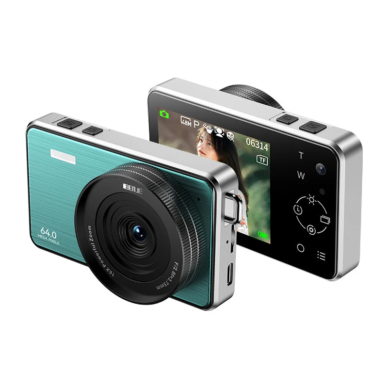 New Popular 2.8 Inch HD Digital Camera for Students Video Camera 2.7K 64MP IPS Screen 16X