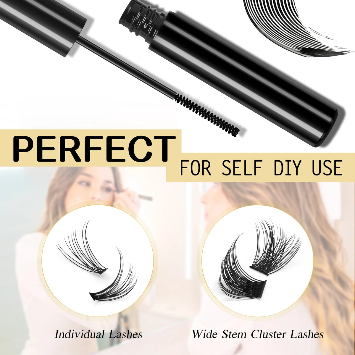 Diy Lash Bond Cluster Lash Glue for Lash Extension Super Long-Lasting Strong Hold Cluster