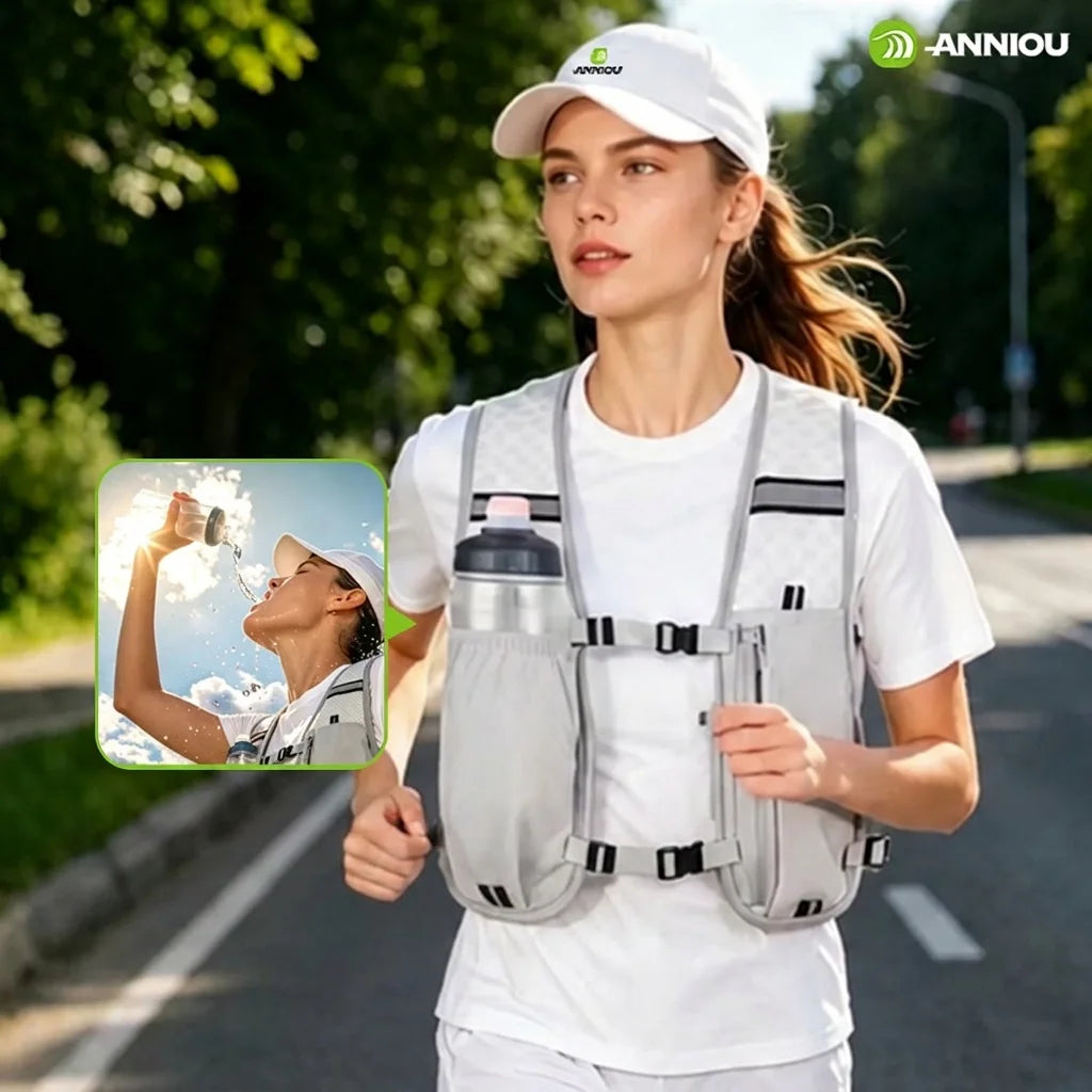 Unisex Multi-Functional Summer Canvas Cycling Running Hiking Sports Vest Breathable