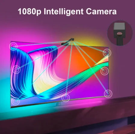 Smart WiFi LED TV Backlight Strips for 55-65 Inch TVs with Music Sync