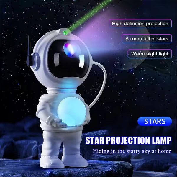 Children'S Modern ABS LED Laser Night Light Moon Starry Sky Spaceman Hotel Use Projector
