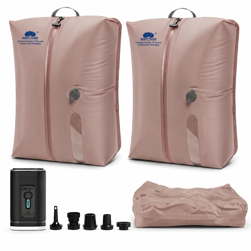 Durable 70D Nylon TPU Vacuum Compression Travel Vacuum Bag with Thickness Space-Saving