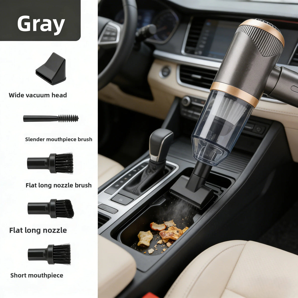 KH-128 4-in-1 Handheld Vacuum Cleaner Cordless Car Vacuum Portable Wet Dry Wireless