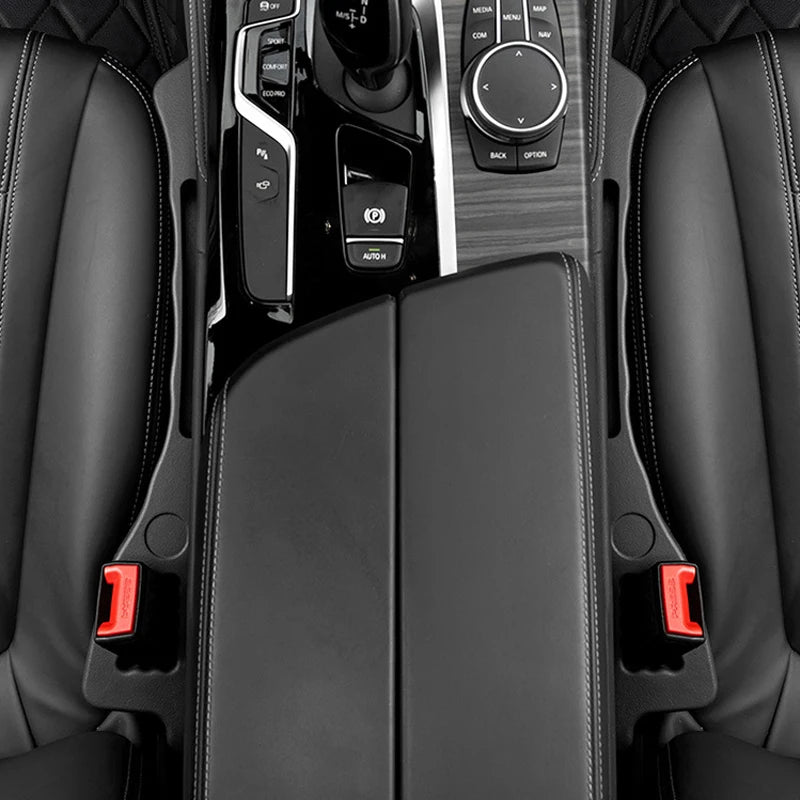 Car Seat Gap Filler With Organizer for Cellphone Side Console Gap Blocker Plug Universal