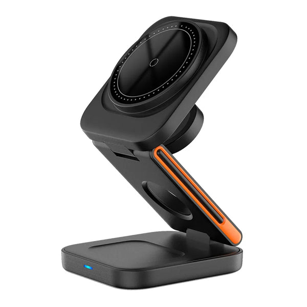 Fast Wireless Charger, Magnetic Foldable 3 in 1 Charging Station for IPhone, 5W Portable