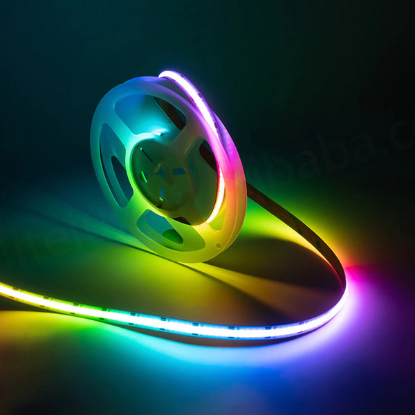 Waterproof Flexible RGBW 24V 3mm Copper LED COB Strip Light with Remote Control and Wi-Fi