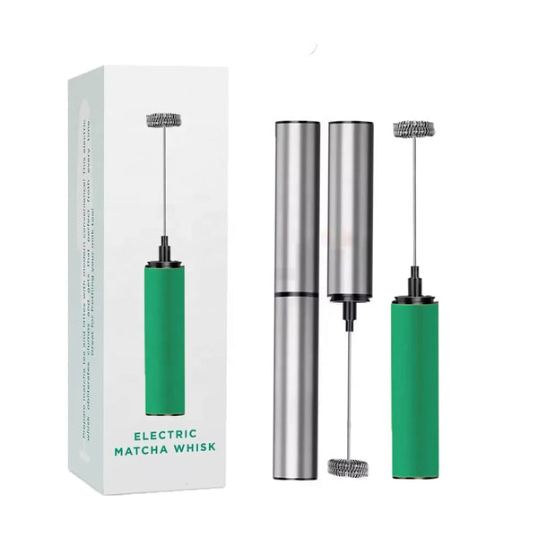 Milk Frother Rechargeable Handheld Electric Whisk Coffee Mixer With 3 Speed Adjustable