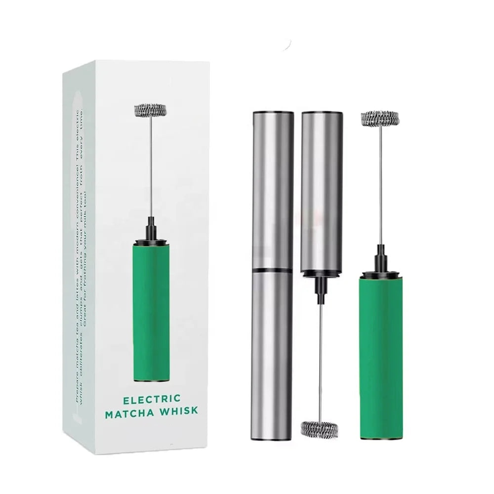 Milk Frother Rechargeable Handheld Electric Whisk Coffee Mixer With 3 Speed Adjustable