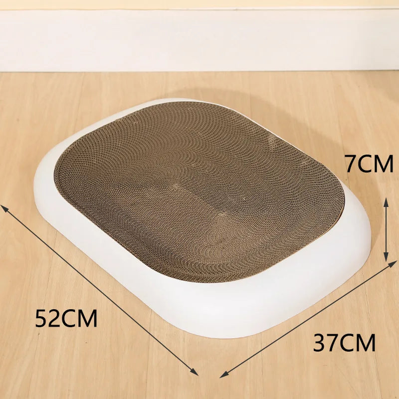 Foldable Round Corrugated Attachment Scratcher Kitten Scraper Ball Corrugated Paper Cat