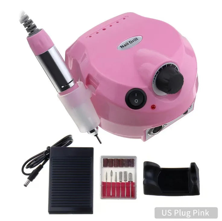 Professional Electric Nail Drill Machine Manicure Pedicure Salon Equipment 35000 RPM