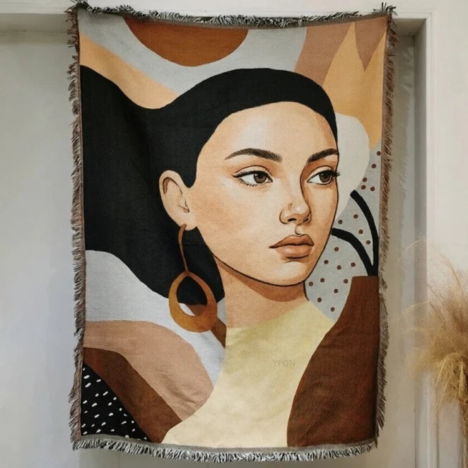 Rich Woven Texture Blanket Custom Chunky Cable Knit Throw Blanket Ultra Plush and Soft