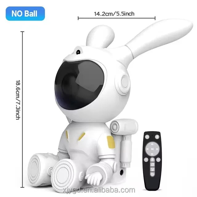 Kids Star DIY Projector Night Light 360 Adjustable Design Astronaut Nebula Galaxy