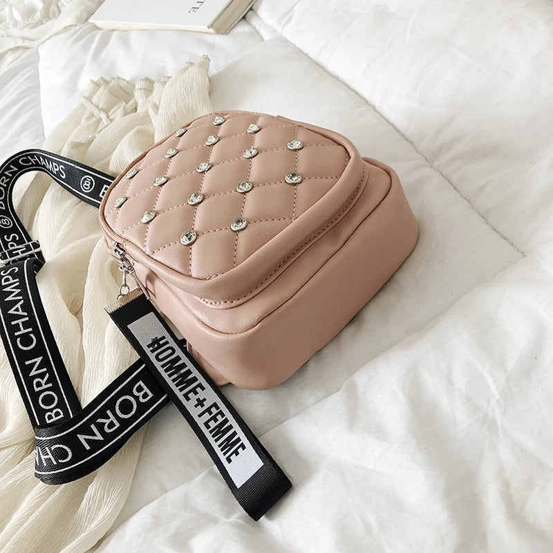 Fanny Pack for Women Diamond Belt Bag Crossbody Waist Bags Phone Purse Shoulder