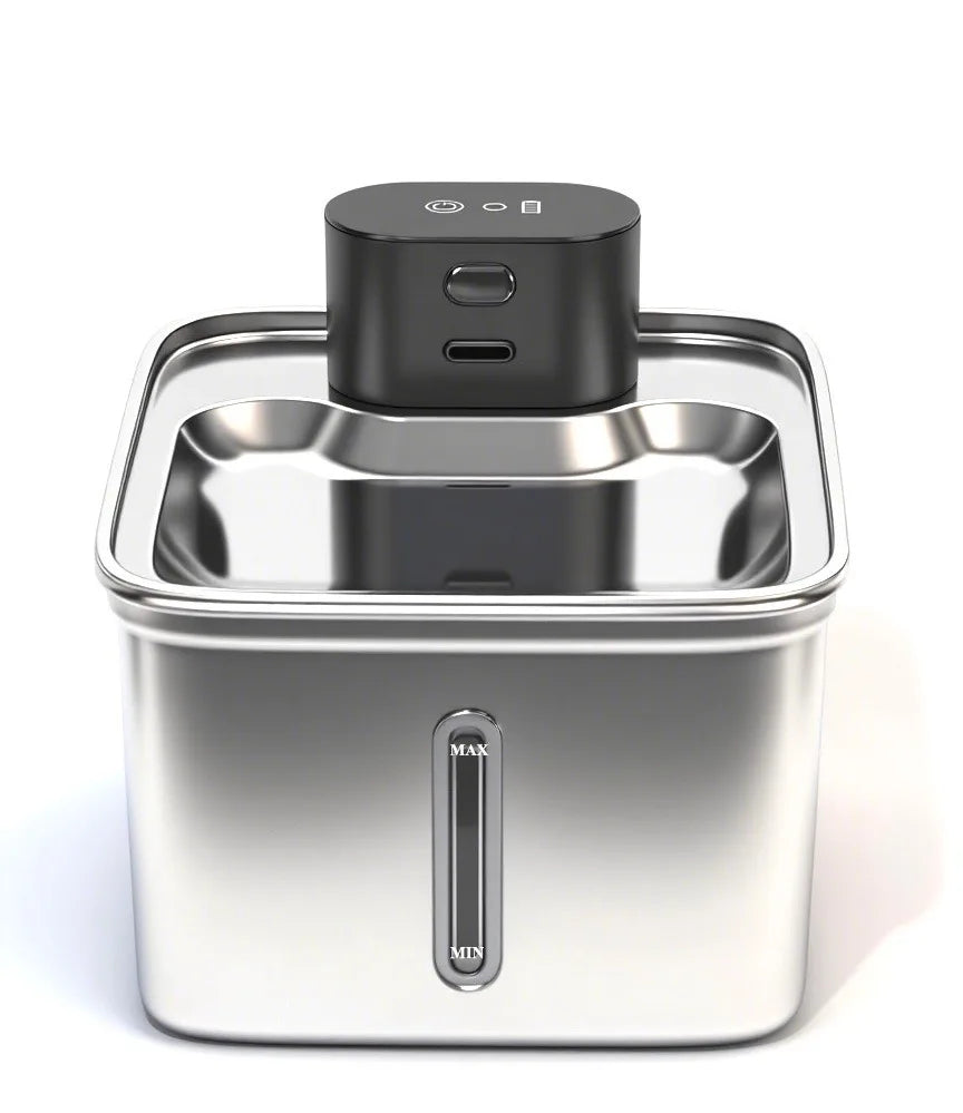 Smart 3.5L Eco-Friendly Cat Water Dispenser 304 Stainless Steel Pet Water Fountain
