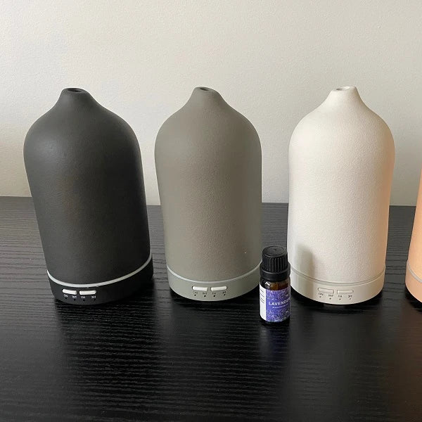 5 Colors Ceramic Aroma Diffuser 100ml Essential Oil Diffuser Ultrasonic Fragrance
