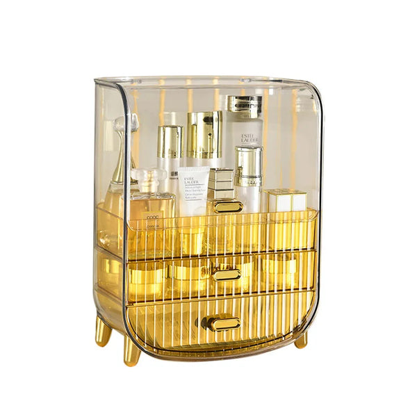 JX Light Luxury Transparent Acrylic Organizer Plastic Cosmetic Storage Box for Lipstick
