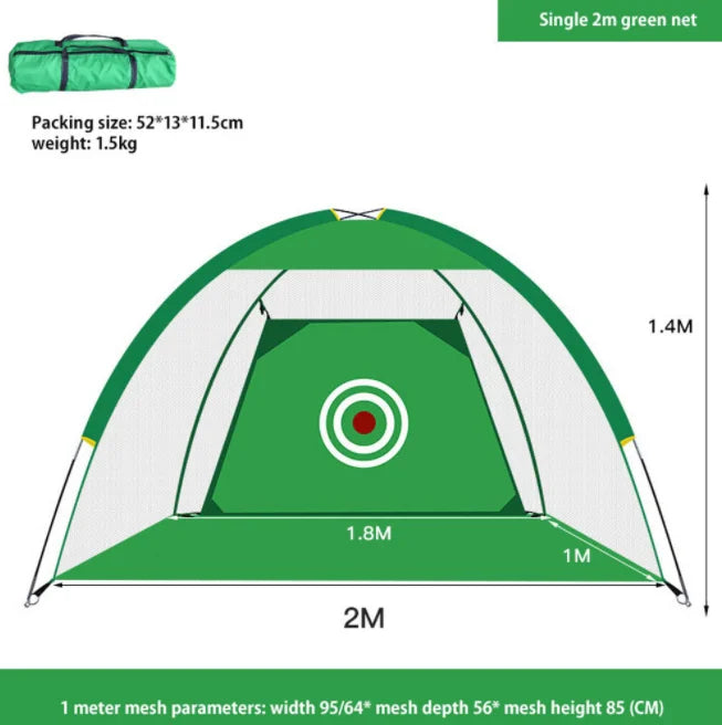 Portable Golf Swing Trainer Hitting Practice Nets Target Backyard Driving Range Training