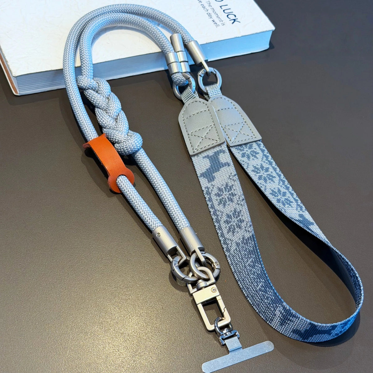 Adjustable Customized Anti-Lost Crossbody Phone Lanyard with ID Card Holder and Hook
