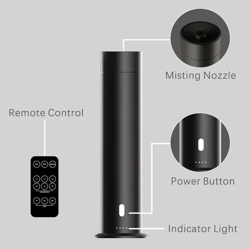 Home Hotel Room Luxury Smart Electric Fragrance Cold Air Aroma Waterless Essential Oil