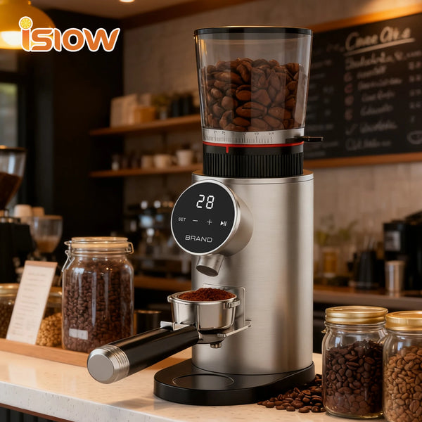 CG-003 Electric Portable Household Adjustable Settings Coffee Grinder Stainless Steel