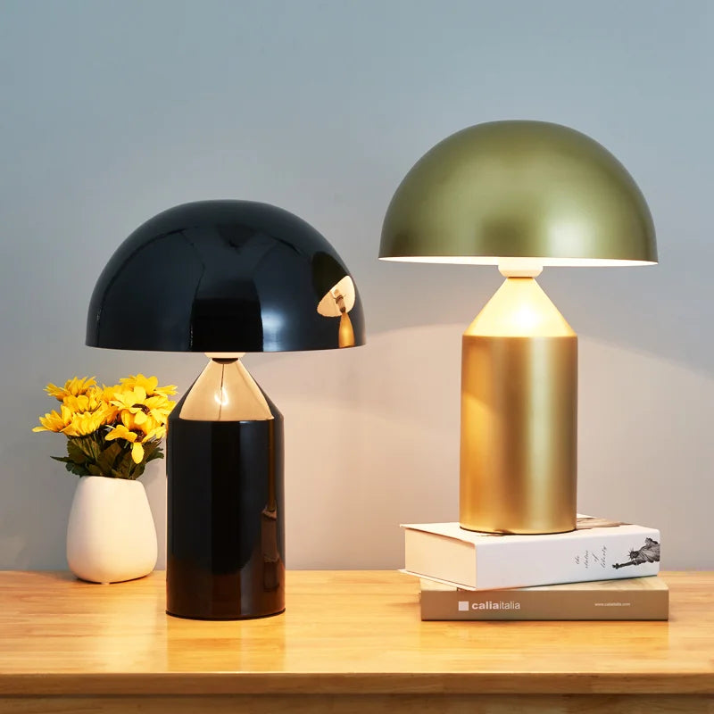 Modern Mushroom Table Lamp for Living Room Star Hotel Apartment Simple Design Night