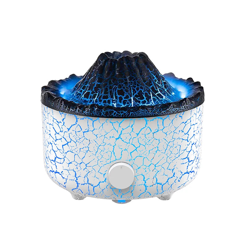 Lava Volcano Flame Humidifiers Aroma Diffuser 560ml 10W Jellyfish Mist Aromatherapy Mach