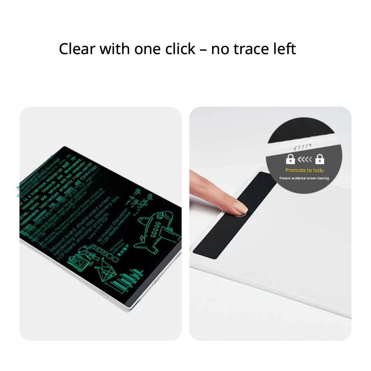 6.5 Inch LCD Writing Tablet with Eye Protection Digital Drawing Board Reusable Electronic