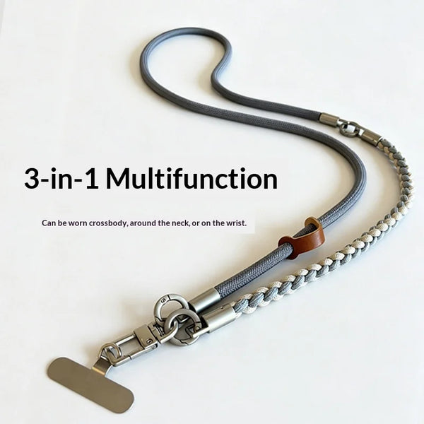3-in-1 Crossbody Shoulder Neck Strap Phone Lanyard Women-High-End Anti-Theft Adjustable
