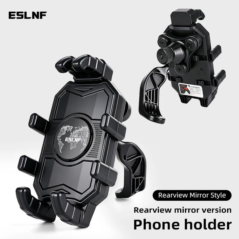 BIke Phone Holder Anti-Shake 8-Claw Bicycle Phone Holder Shock Absorption 360 Rotation