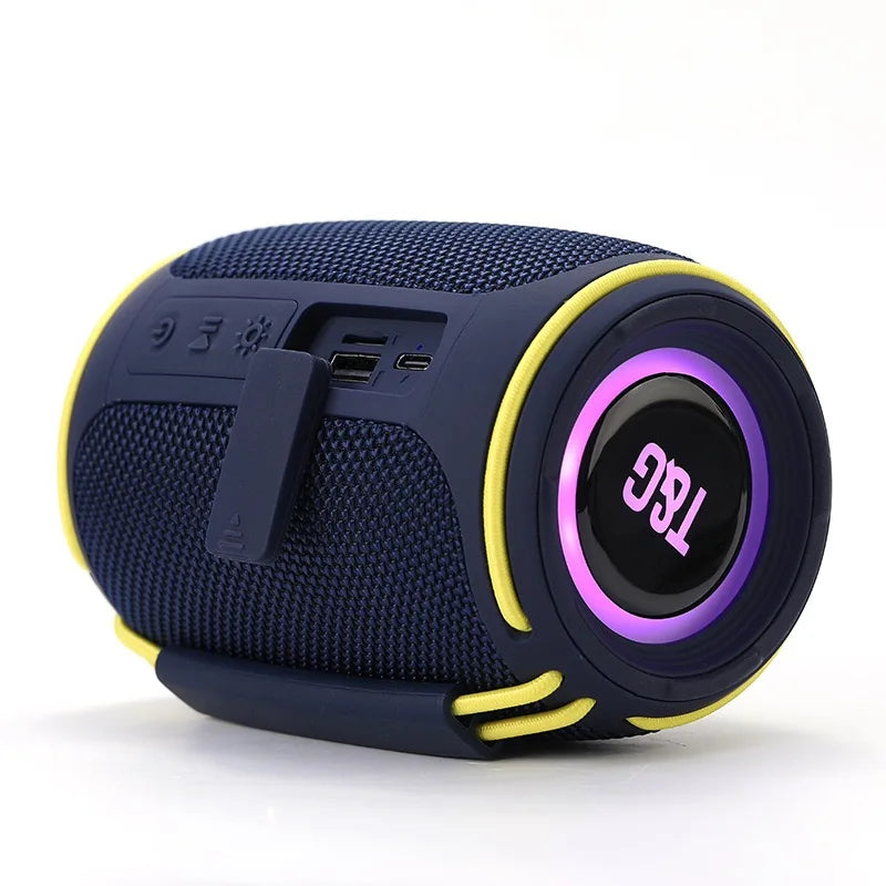 TG657mini Portable Loudspeaker Wireless BT Speaker Waterproof Function Battery-Powered