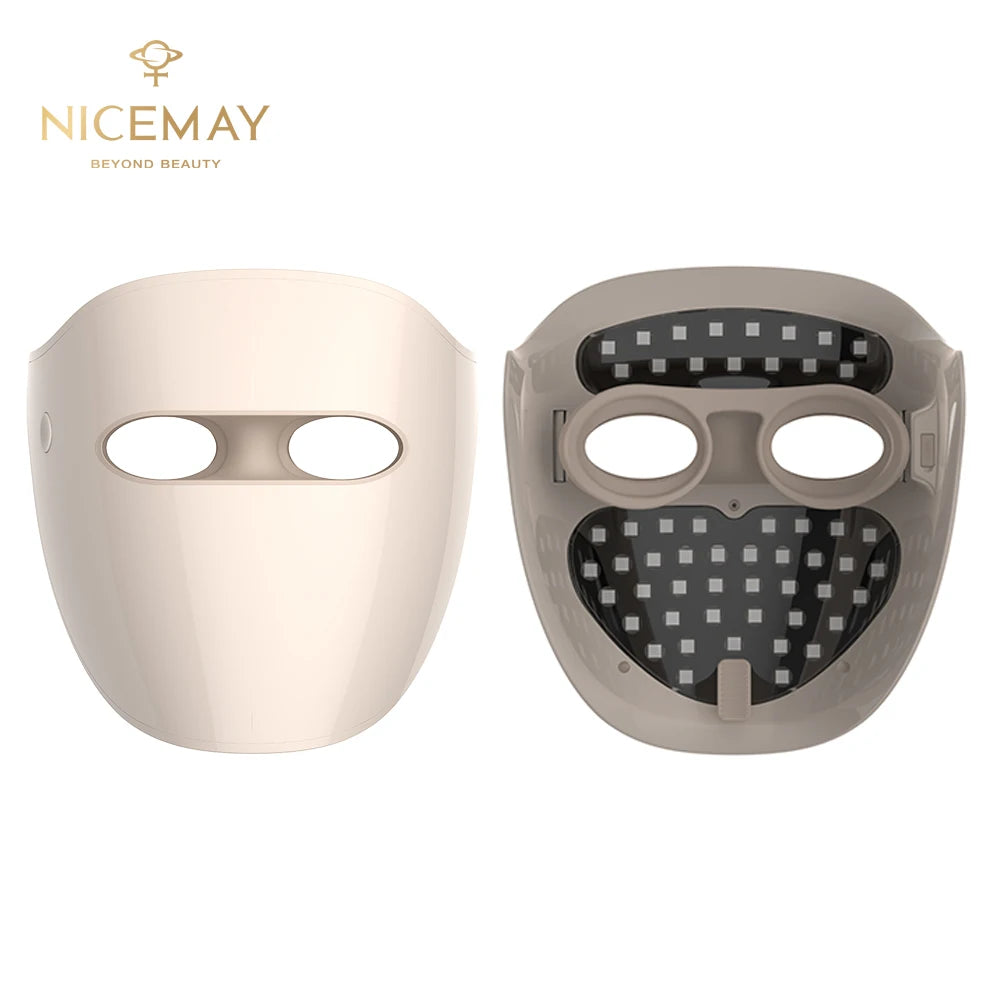 LED Face Mask with Red Light, At-Home Beauty Device in 4 Colors