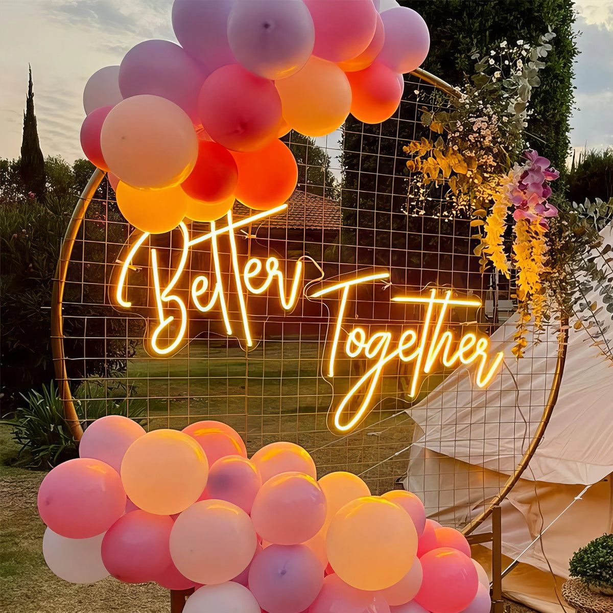 Custom Neon Sign Will Marry Me Led Sign Board Led Neon Sign Letters for Outdoor Wedding