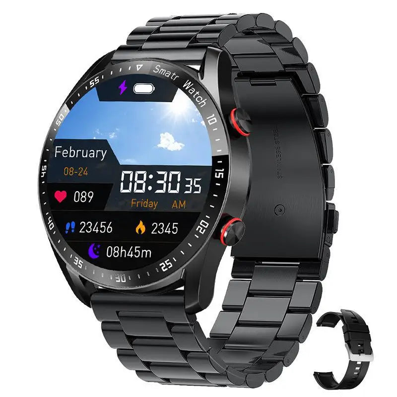 Steel Strap Smart Watch HW20 Men ECG+PPG Waterproof BT Call Heart Rate Monitoring Message