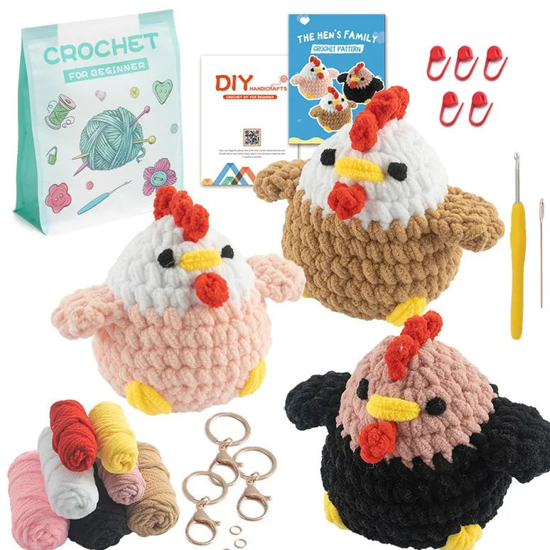 Crochet Kit for Beginners Crochet Starter Kits Amigurumi Craft Knitting Crochet Animals