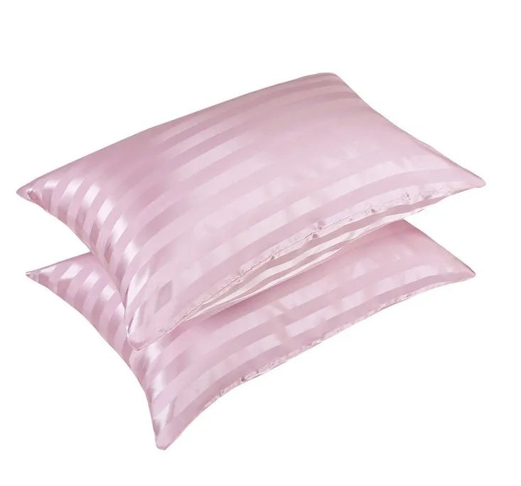 Custom Personality Solid Color Pillowcases Silk Bonnets Pillowcase Satin Silk Pillowcase