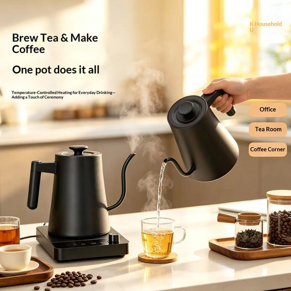 Gooseneck Metal Electric Kettle Smart Constant-Temperature Pour-Over Pot Coffee Pot
