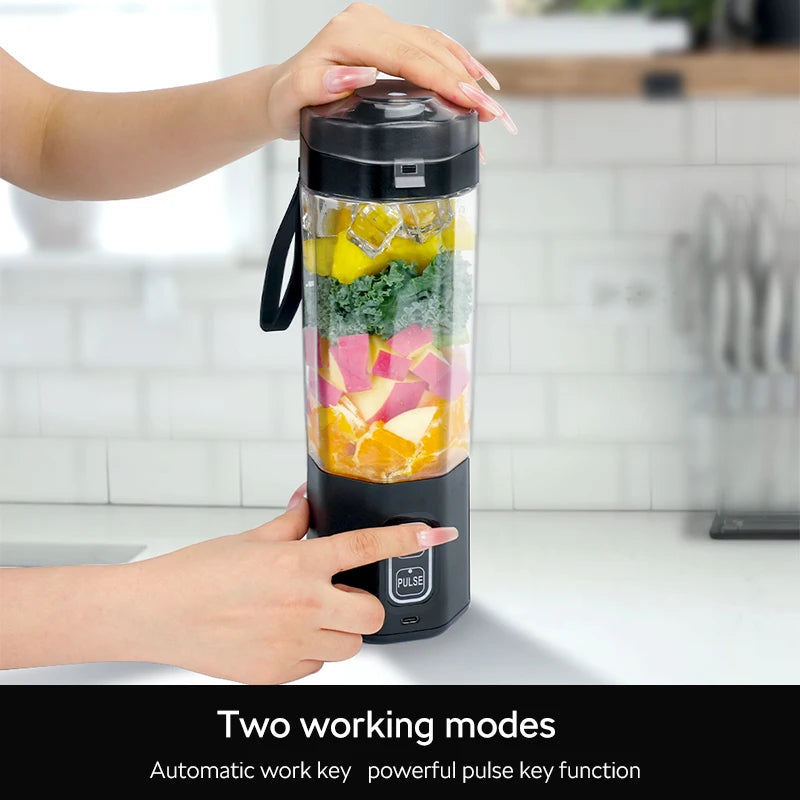 New Personal Blender For Shakes And Smoothies Leakproof-Lid USB Rechargeable 360W