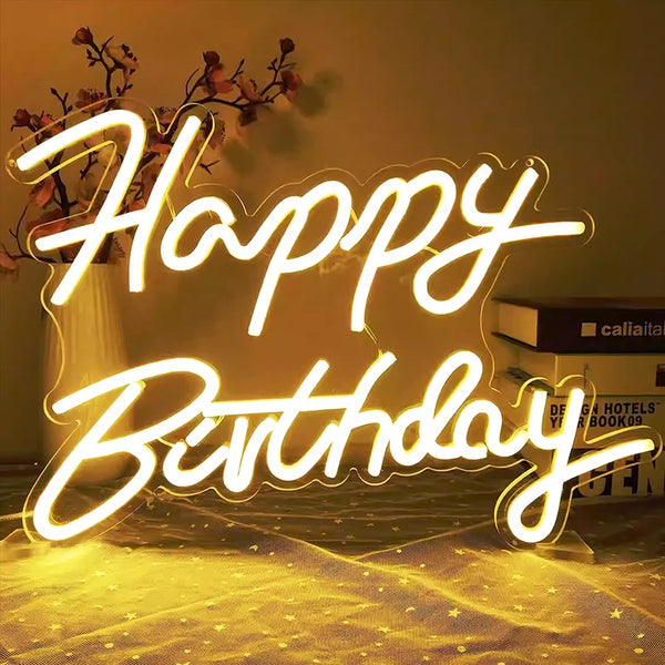 Led Neon Sign Name Happy Birthday Acrylic Will You Marry Me Neon Signs Led Light