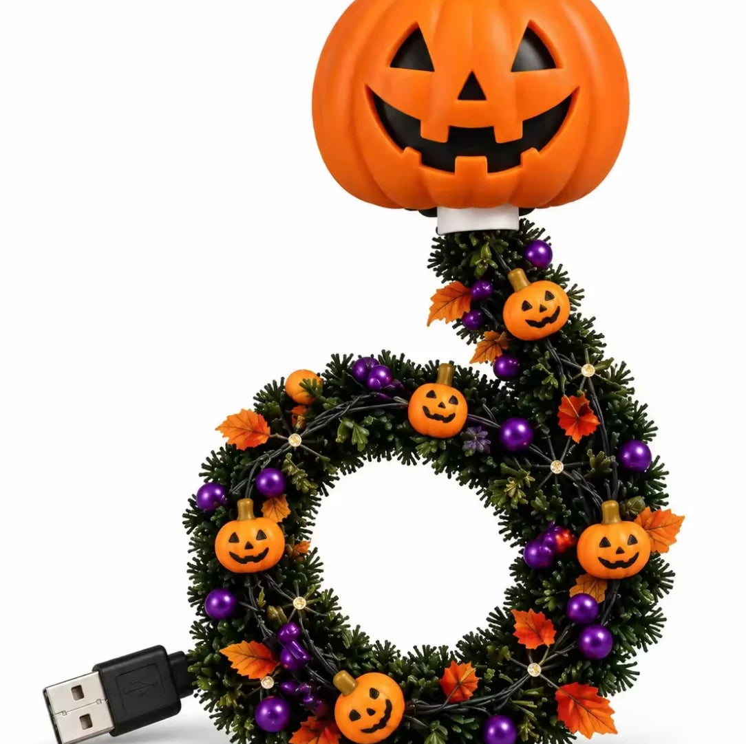 Modern Christmas Halloween LED Lamp Festive Interchangeable Bedroom Kids Room Projection