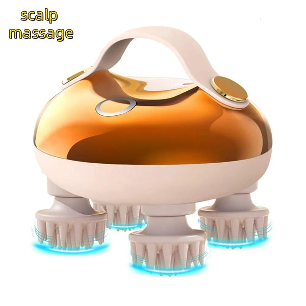 Portable Electric Scalp Massager for Head Massage and Scalp Cleansing